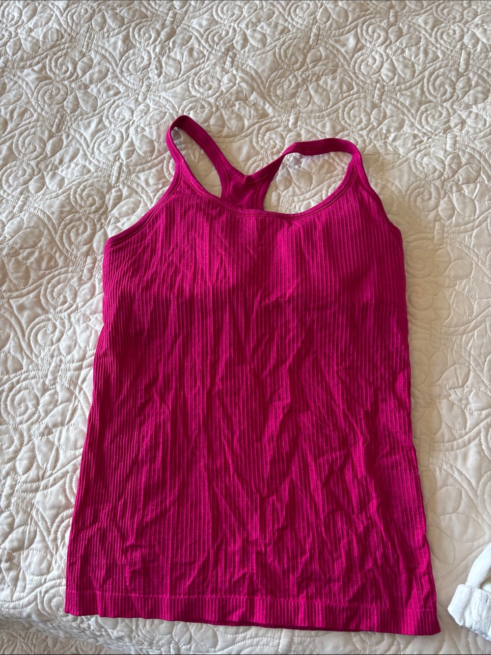 lululemon athletica Ribbed Racerback Tank - Magenta
